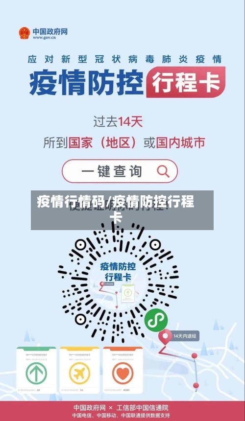 疫情行情码/疫情防控行程卡