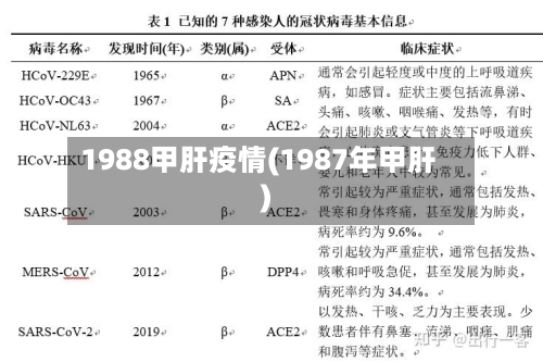 1988甲肝疫情(1987年甲肝)-第2张图片