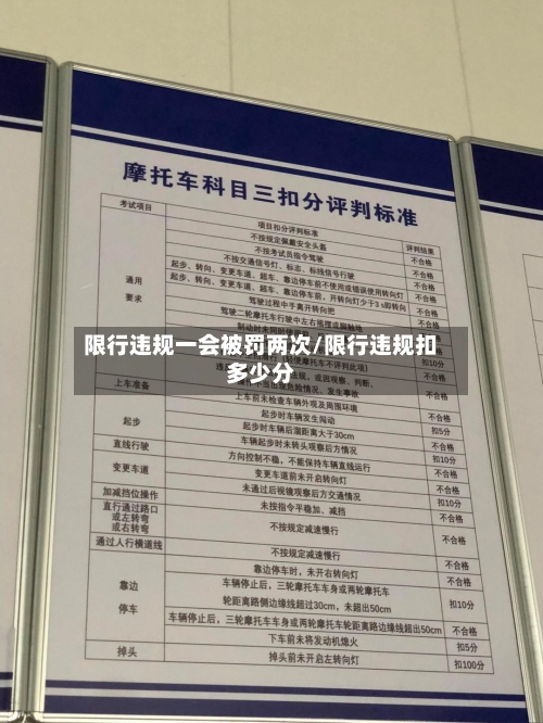限行违规一会被罚两次/限行违规扣多少分-第2张图片